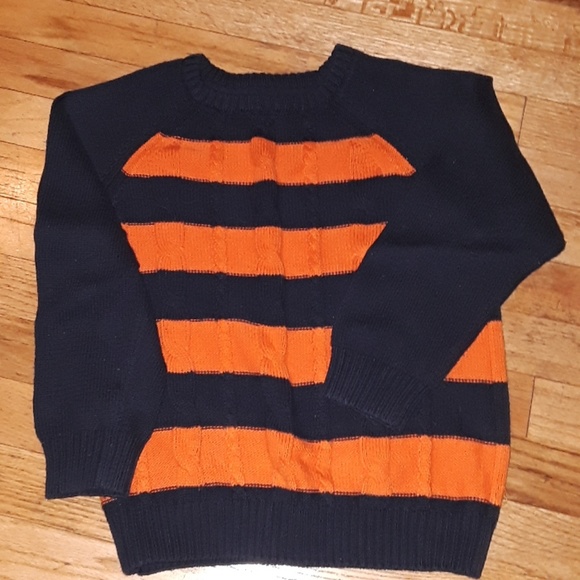 Gymboree Other - Blue and orange striped sweater
